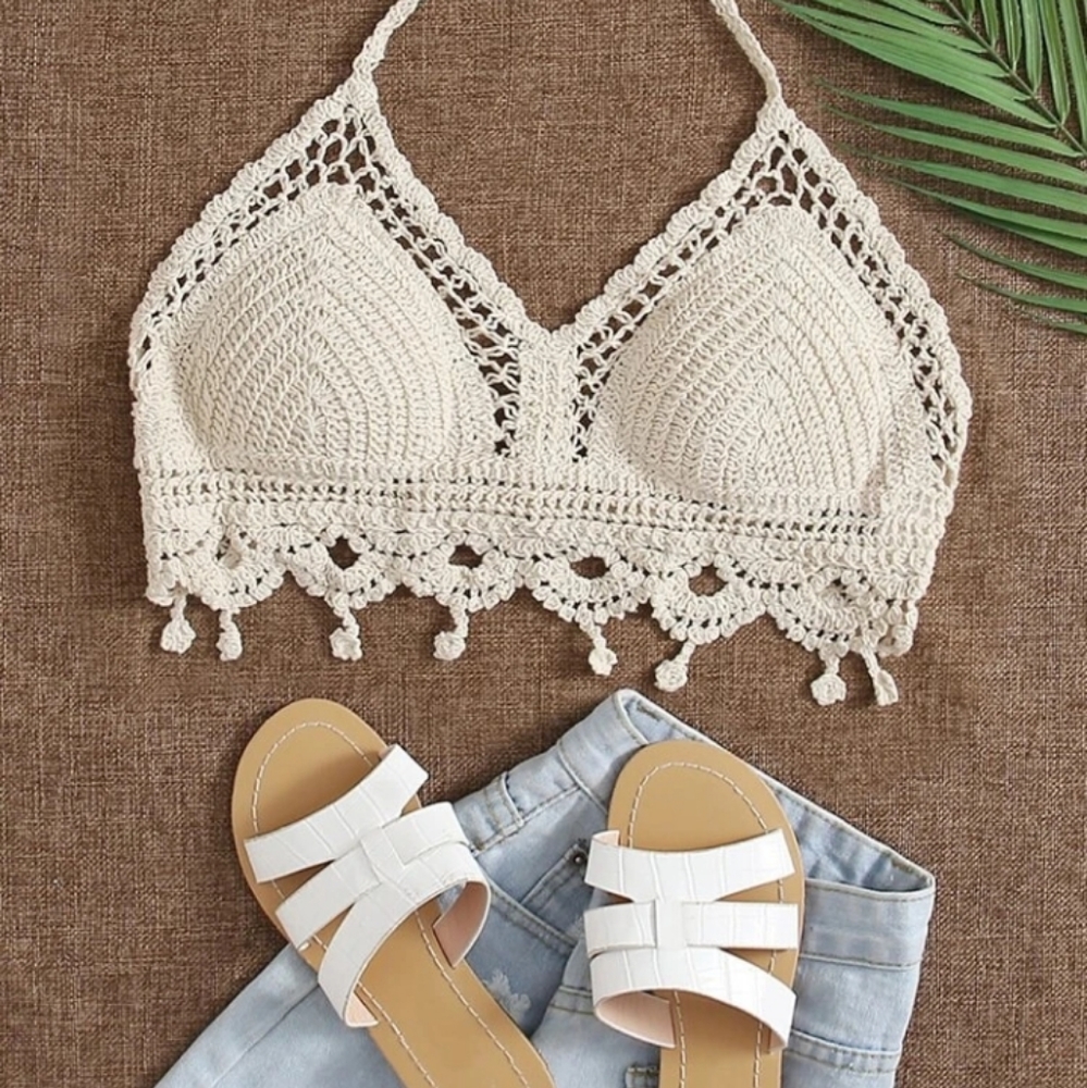 NEW🔥BUNDLE 3CROCHET HALTER TOP